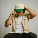 Washed Caps  White Green Chasing Reps