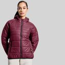 Polar Womens Puffer Jacket - Windsor Wine