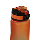 Aqua Motivational Bottle 1 Litre - Teal Orange