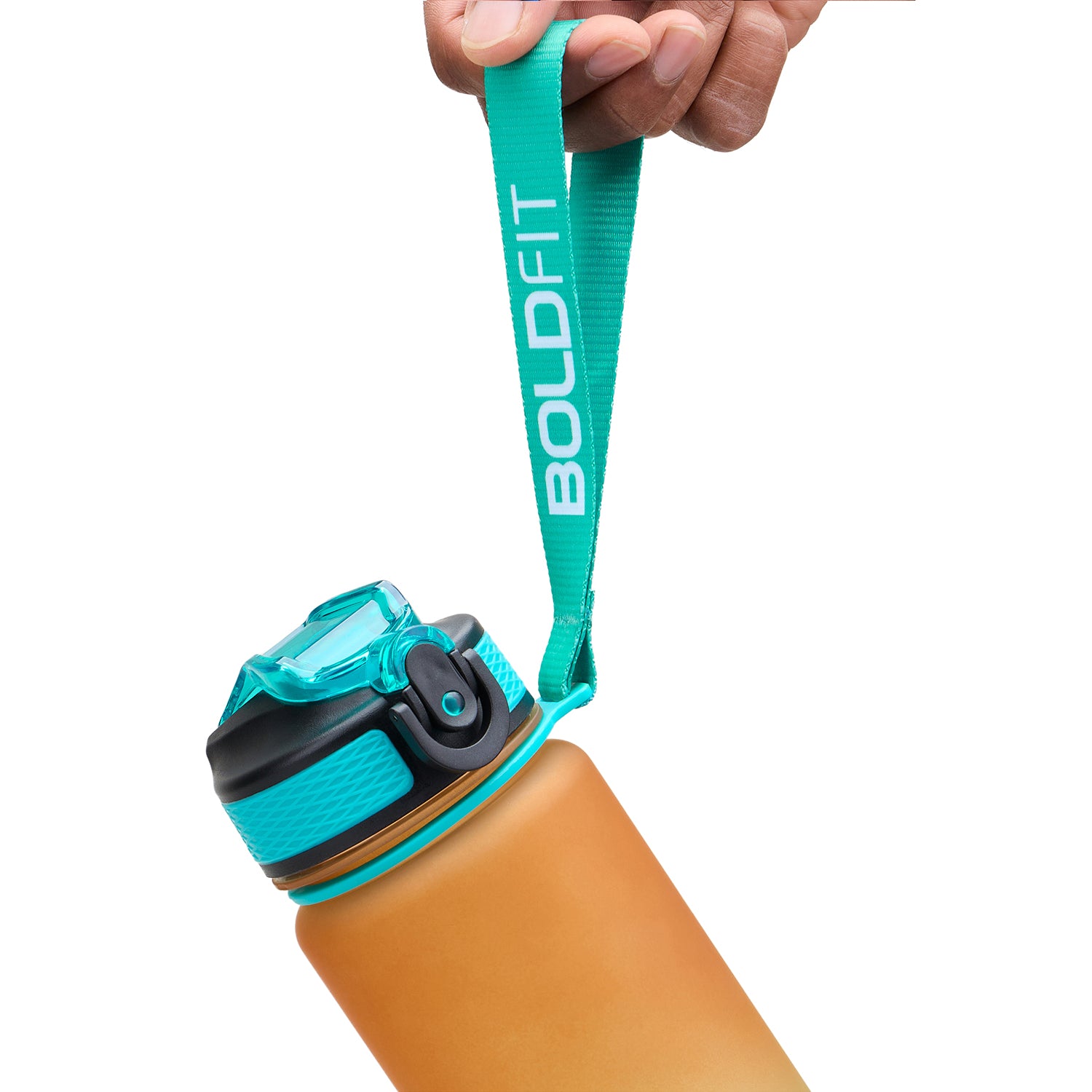 Aqua Motivational Bottle Orange Green - 1L