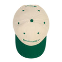 Washed Caps  White Green Gym Addict