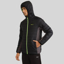 Mens Winter Bomber Jacket - Charcoal Black