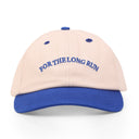 Washed Caps  White Blue  For The Long Run