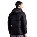 Sherpa Nylon Puffer Jacket - Black