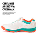 TurfPro Cricket Shoes - Mint-Orange