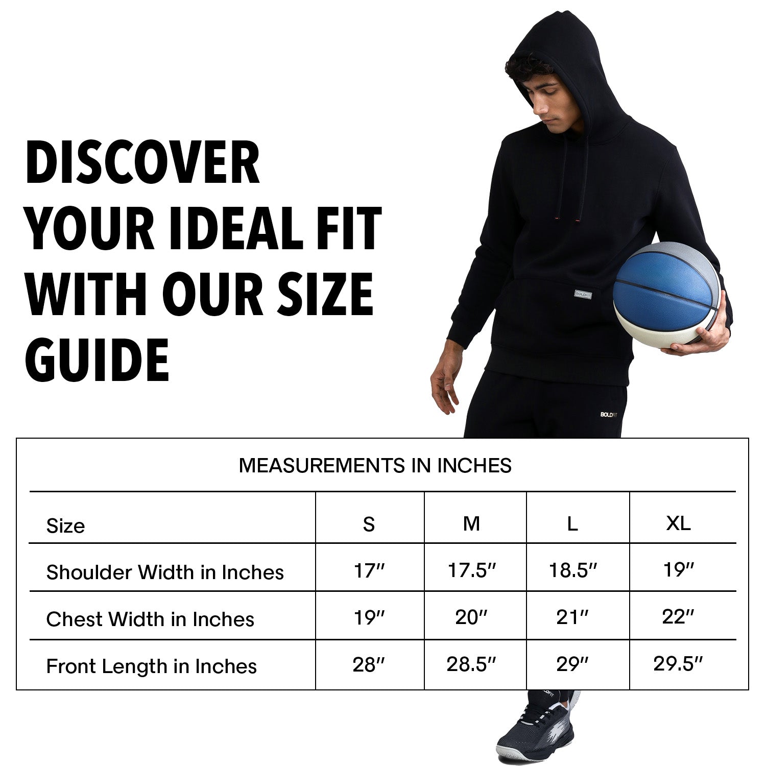 Classic Mens Hoodie - Black