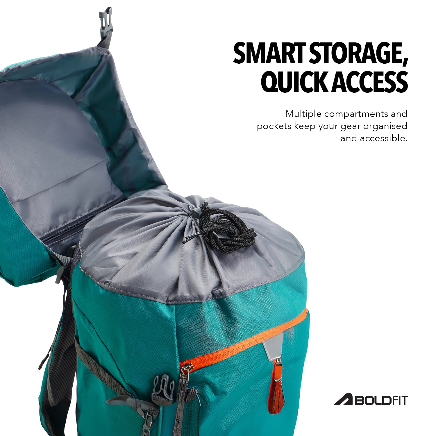 Trail Max Rucksack 60L - Peacock Blue
