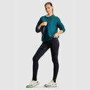 Women Green Terrain Sweat Shirt