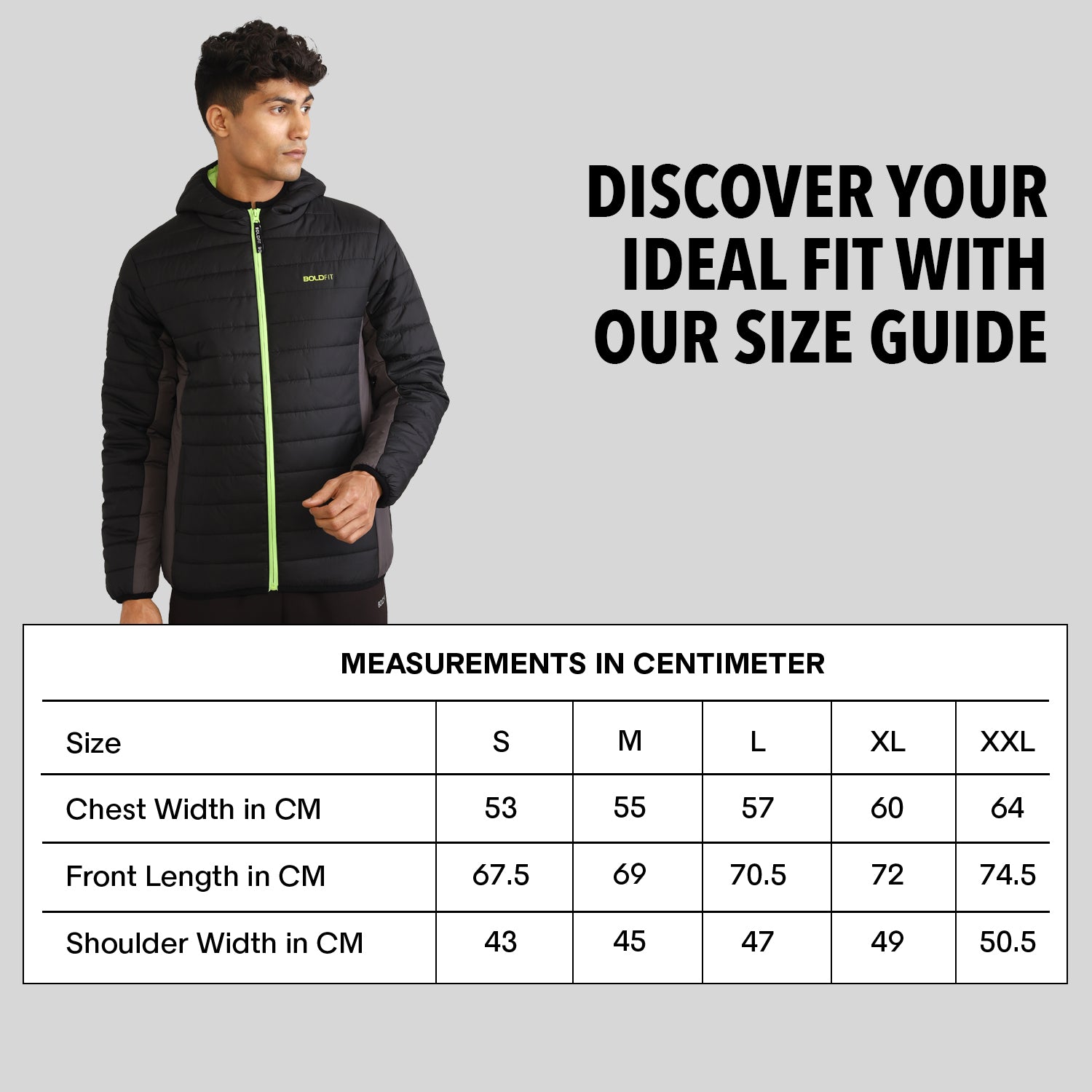Mens Winter Bomber Jacket - Charcoal Black
