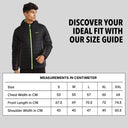 Mens Winter Bomber Jacket - Charcoal Black