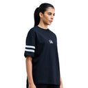 Official CSK Thala Womens Oversized T-Shirt - Black
