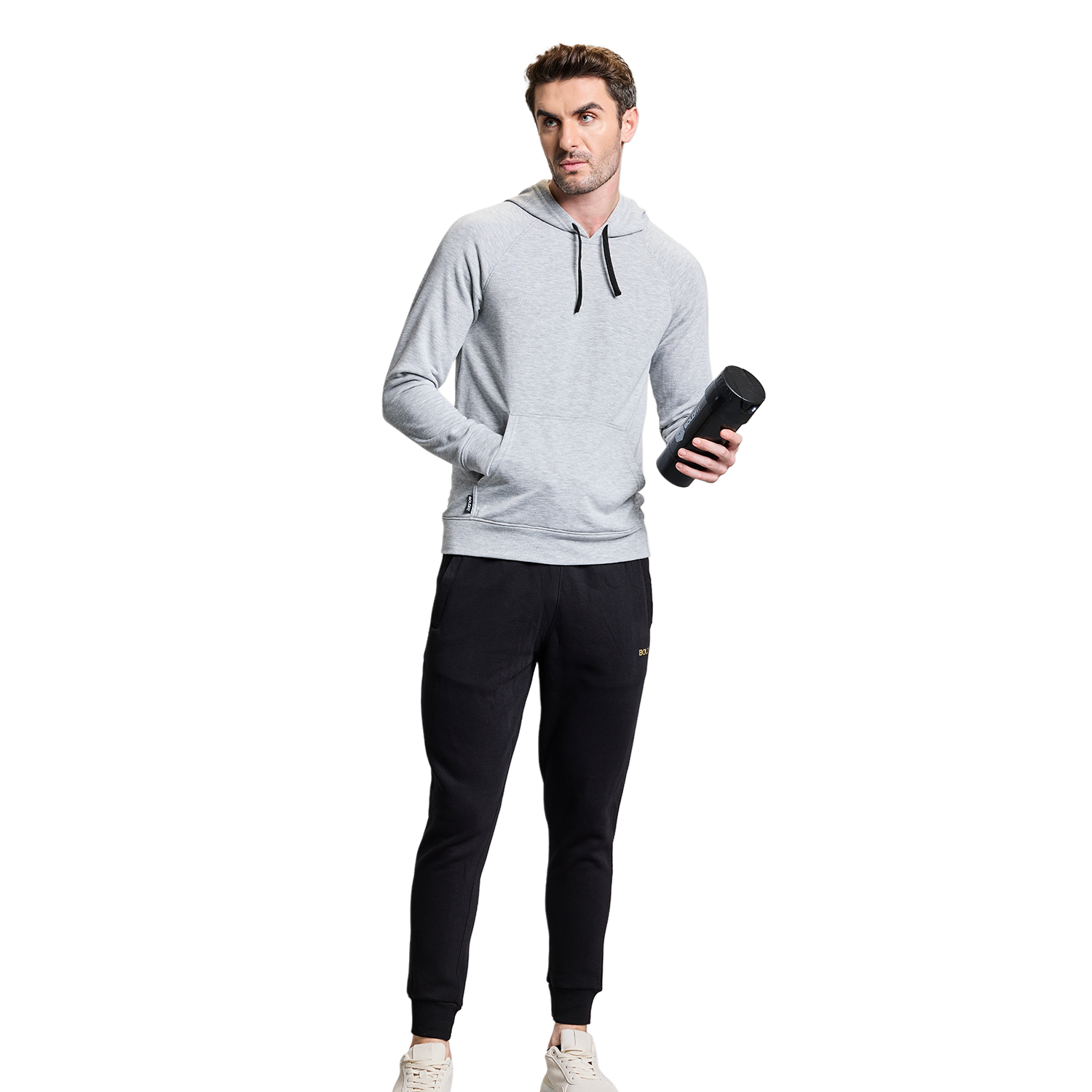 Men's Gym Hoodie  - Grey