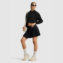 Women Jet Black Hoodie