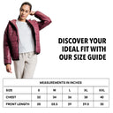 Polar Womens Puffer Jacket - Windsor Wine