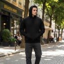 MEN BLACK HOODIE