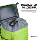 Summit X Rucksack 65L - Limegreen