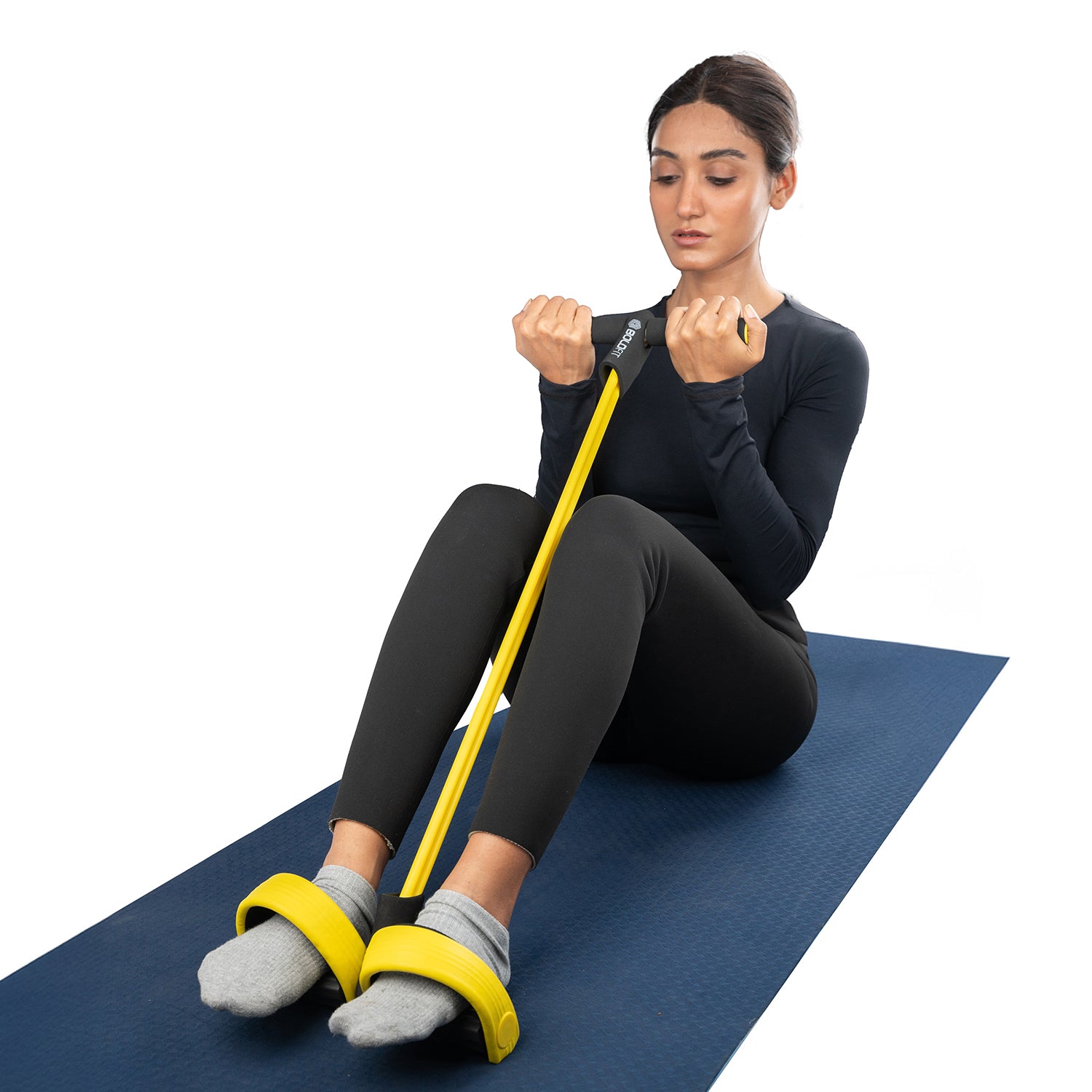 Rubber Tummy Trimmer - Yellow