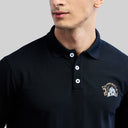 Official CSK Mens Polo T-shirt - Black