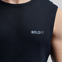 Sleeveless Vest for Men Black