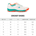 TurfPro Cricket Shoes - Mint-Orange