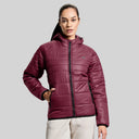 Polar Womens Puffer Jacket - Windsor Wine