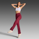 Straight Pants- Burgundy