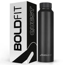 Quest 1L Steel Bottle - Black