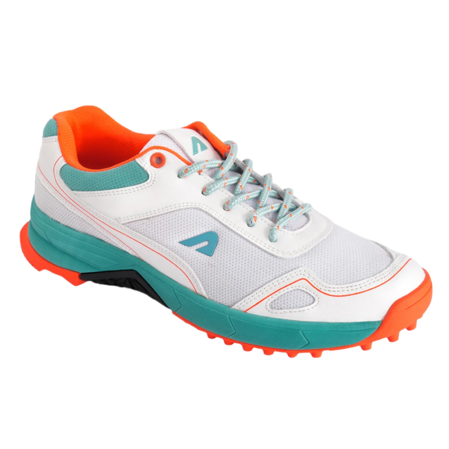 TurfPro Cricket Shoes - Mint-Orange