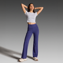 Wide Leg Pants with Pockets - Navy