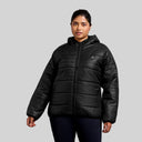 Polar Womens Puffer Jacket - Black