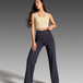 Wide Leg Pants with Pockets - Black
