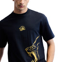 Official CSK Leo Men's Oversized T-shirt - Black