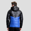 Storm Mens Puffer Jacket - Black/Blue