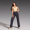 Wide Leg Pants with Pockets - Black