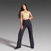 Wide Leg Pants with Pockets - Black