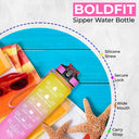 Aqua Motivational Bottle Yellow Pink - 1L