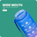 Aqua Motivational Bottle Fuchsia Blue - 1L
