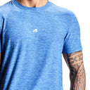 Intense Mens Tee - Melange Blue