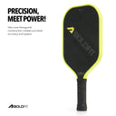 TrueBalance Pickle Ball Paddle - Black/Yellow
