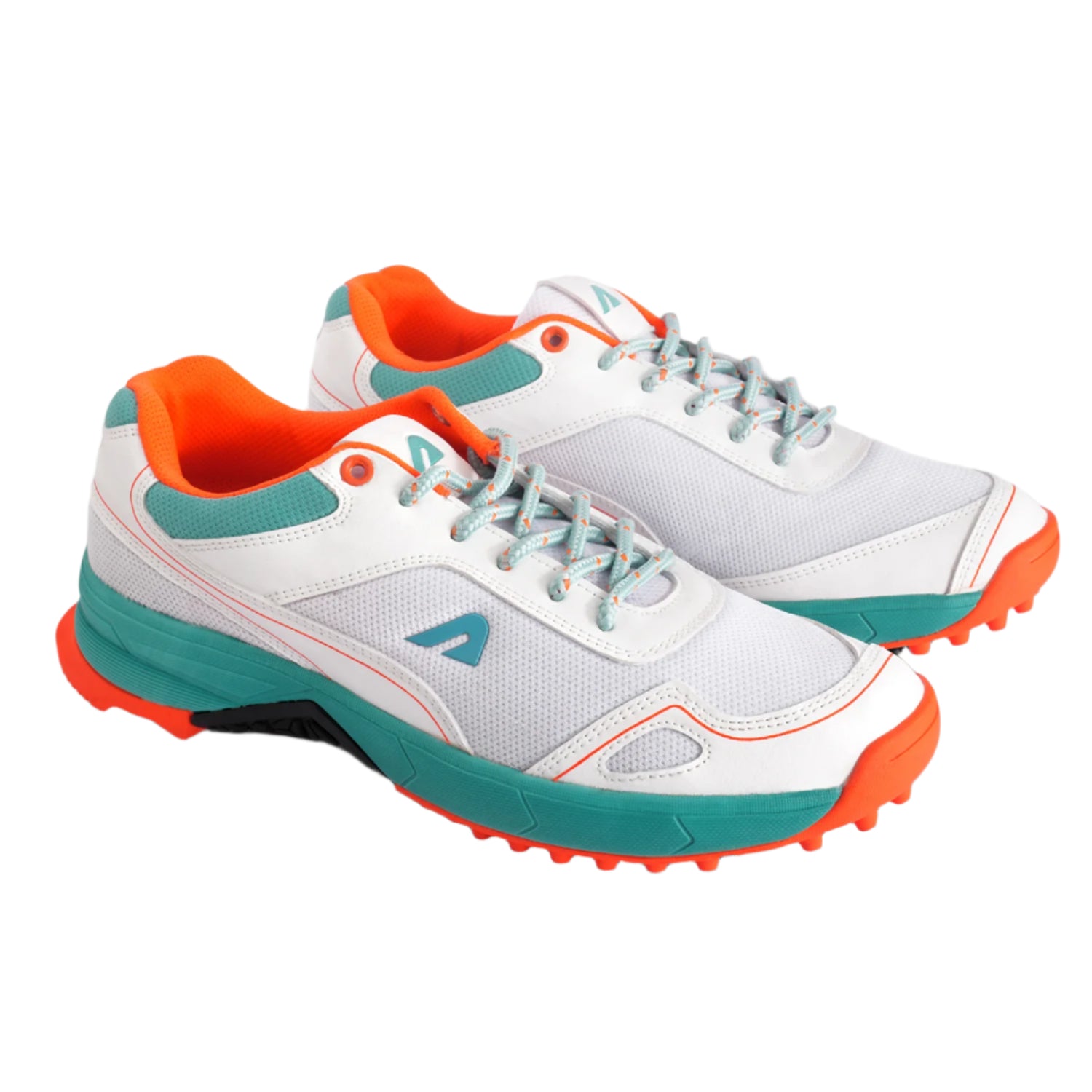 TurfPro Cricket Shoes - Mint-Orange