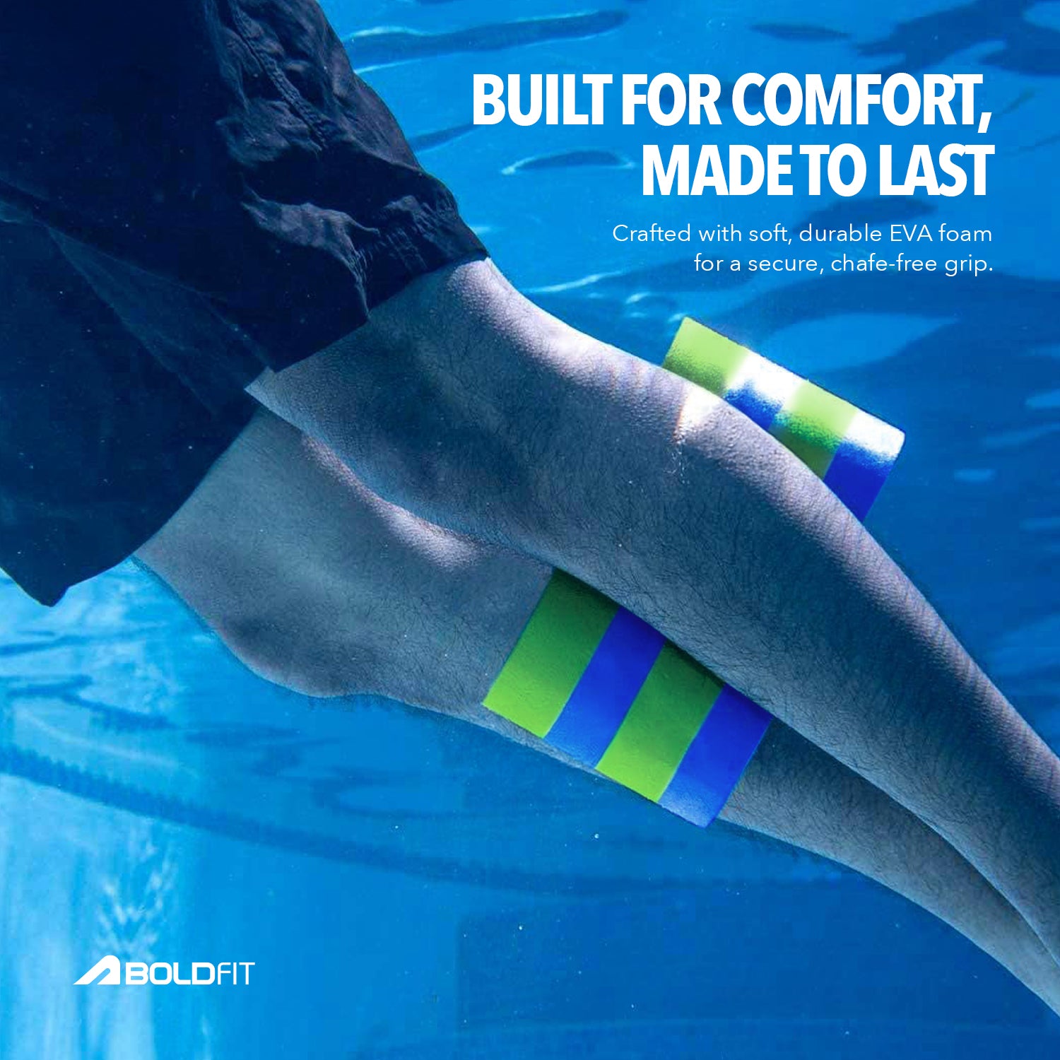 Boldfit Hydra Pullbouy - Blue/Green