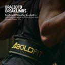 LEVER LOCK Buckle Powerlifting Belt