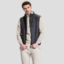Alpine Mens Sleeveless Jacket - Black