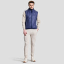 Alpine Mens Sleeveless Jacket - Navy Blue