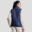 Blizzard Womens Sleeveless Jacket - Navy Blue