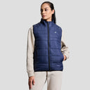 Blizzard Womens Sleeveless Jacket - Navy Blue