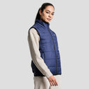 Blizzard Womens Sleeveless Jacket - Navy Blue