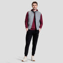 Alpine Mens Sleeveless Jacket - Grey