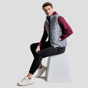 Alpine Mens Sleeveless Jacket - Grey