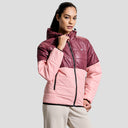 Frost Womens Puffer Jacket - Wine/Pink